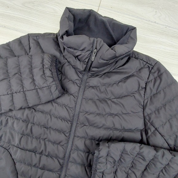 lululemon athletica Jackets & Blazers - Lululemon Lightweight Relaxed-Fit Down Jacket Womens 8 Black Puffer 700 Goose